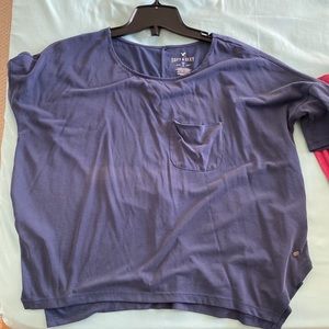 AEO Oversized Soft & Sexy Tee with Pocket, Dolman Sleeves, Side Split